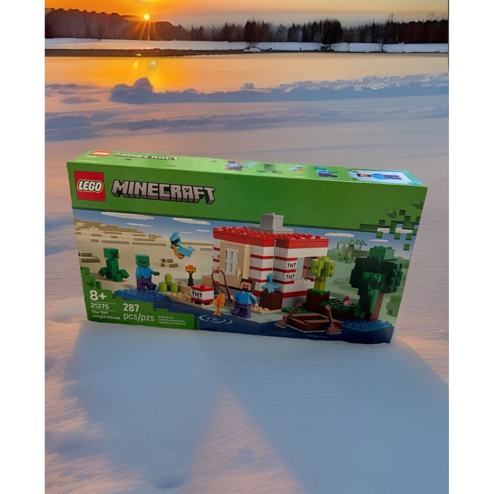 LEGO Minecraft The TNT House 21275 Building Set 287 Pieces Ages 8+